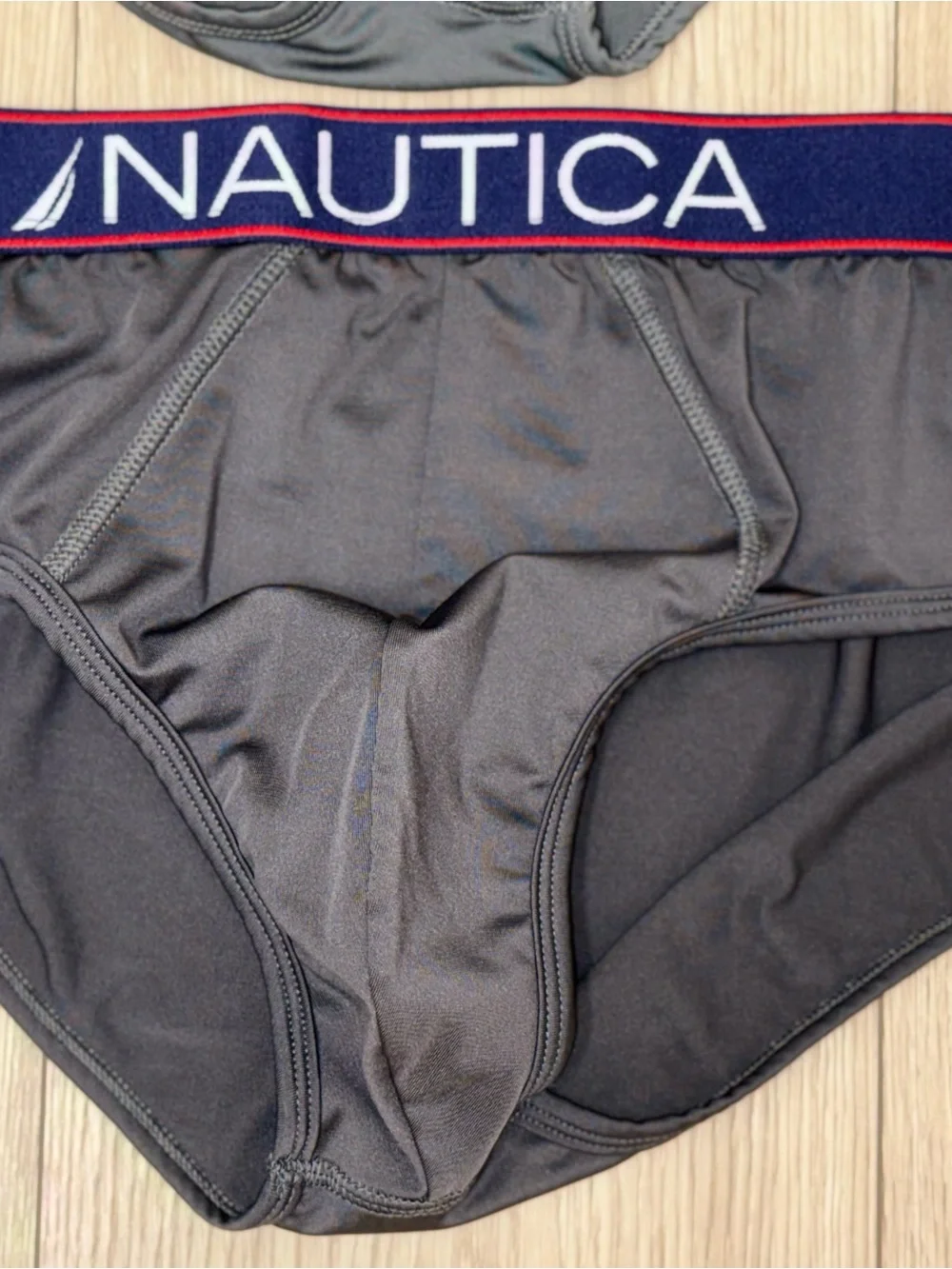 Calvin Klein Men's Medium Navy Boxer Briefs with Silver Logo Waistband Lot of 4
